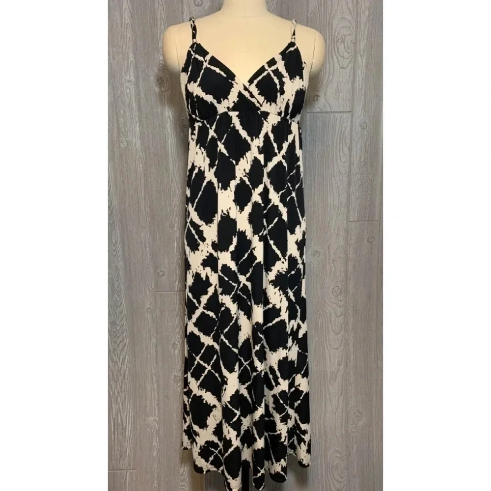 INC International Concepts Black Maxi Dress S
